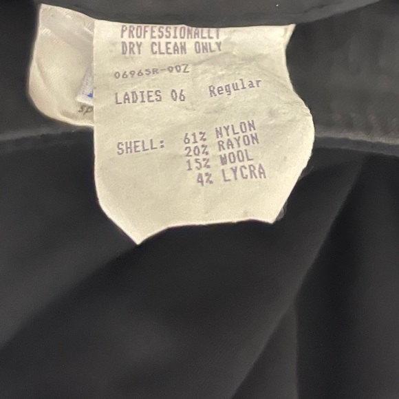 Vintage Schoeller Skifans Stirrup Ski Pants Ladies 6 Black Wool Blend USA - Picture 4 of 4